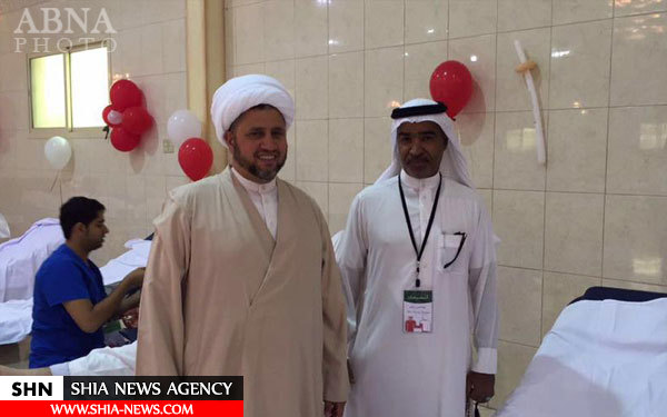 تصاویر اهدای خون به مناسبت ولادت امام حسین(ع) در قطیف