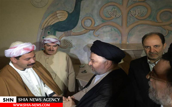 بازدید نماینده آیت الله سیستانی از معبد ایزدیان + تصاویر