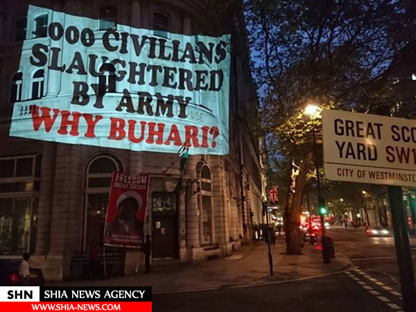 تظاهرات شهروندان لندن در حمایت از شیخ زکزاکی+ تصاویر