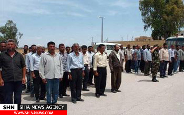 تصاویر پیوستن مبارزان به ارتش سوریه در حسکه