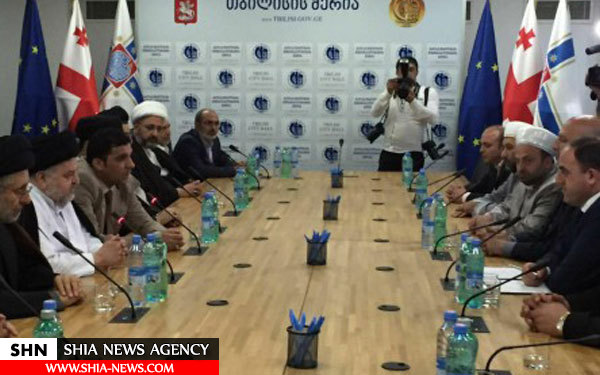 دیدار شهردار تفلیس با نماینده آیت الله العظمی سیستانی