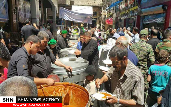 تصاویر عزاداری حضرت زینب(س) در دفتر آیت الله سیستانی در دمشق تصاویر عزاداری حضرت زینب(س) در دفتر آیت الله سیستانی در دمشق