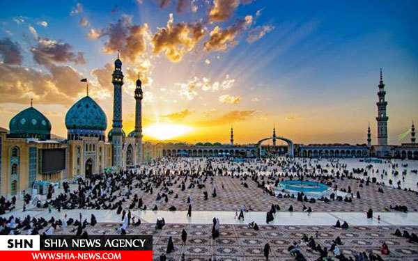 تصاویر حال و هوای مسجد جمکران در آستانه نیمه شعبان