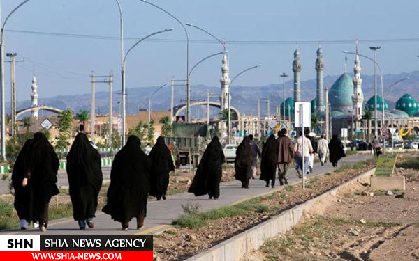 تصاویر حال و هوای مسجد جمکران در آستانه نیمه شعبان