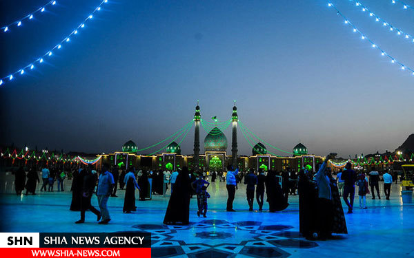 تصاویر حال و هوای مسجد جمکران در آستانه نیمه شعبان