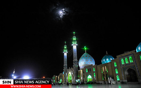 تصاویر حال و هوای مسجد جمکران در آستانه نیمه شعبان