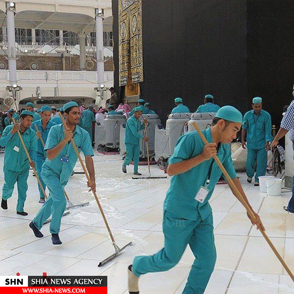 تصویر رفتگران کعبه تصویر رفتگران کعبه