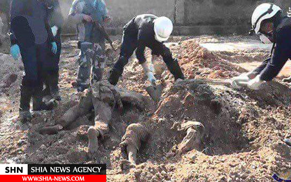 تصاویر کشف گور دسته جمعی 400 سرباز عراقی در فلوجه