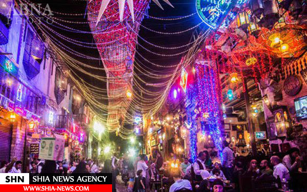 مسجد رأس الحسین(ع) در ماه رمضان + تصاویر