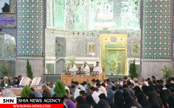 تصاویر زیبا از جزء خوانی قرآن در آران و بیدگل