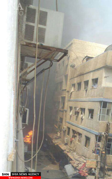 تصاویر اولیه دو انفجار شدید در نزدیکی حرم حضرت زینب(س)