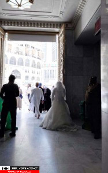 عروسی که پشت درهای مسجد الحرام ماند+ تصاویر