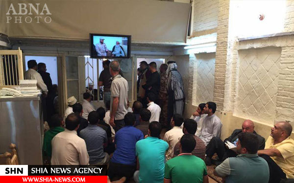 تصاویر دیدار فرمانده یگان العباس(ع) با مراجع تقلید