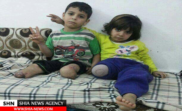 تصویری دلخراش از دو کودک سوری