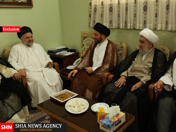 دیدار رئیس مجلس اعلای عراق با نماینده آیت الله سیستانی