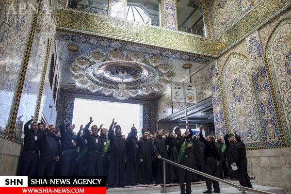 تصاوير عزاداری خادمان حرمین کربلا در سالروز شهادت امام صادق(ع)