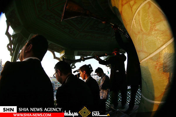 نقاره زنی در شب میلاد حضرت معصومه(س) بعد از گذشت ۶ سال+تصویر