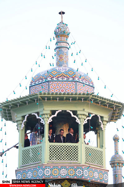 نقاره زنی در شب میلاد حضرت معصومه(س) بعد از گذشت ۶ سال+تصویر