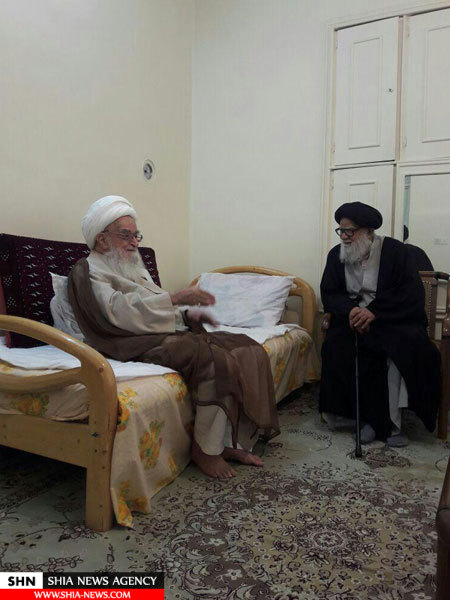 تصاویر دیدارآیت الله مرتضوی با آیت الله العظمی صافی گلپایگانی تصاویر دیدارآیت الله مرتضوی با آیت الله العظمی صافی گلپایگانی