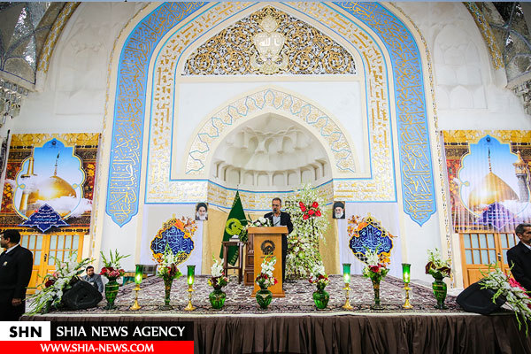 تصاویر گلباران حرم امام رضا(ع) در آغاز دهه کرامت