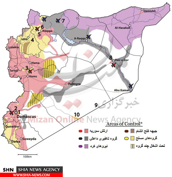 دامنه حضور داعش در سوریه چه میزان کاهش یافته است؟ + نقشه