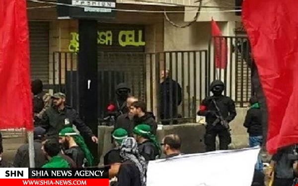 سیاه‌پوش‌های نقاب‌دارِ حزب‌الله راهی حلب شدند