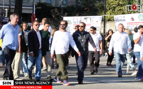 فریاد مرگ بر آل سعود و آل خلیفه در برابر چشمان حاکم دبی+ تصاویر