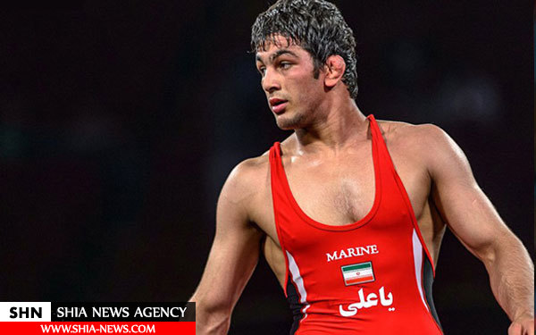 نقش یا علی بر سینه قهرمان طلایی+ تصاویر