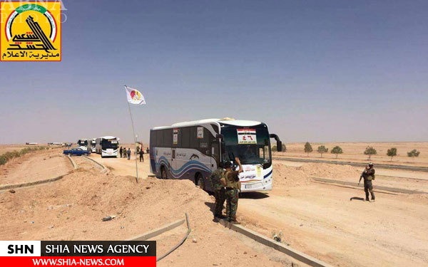 الحشد الشعبی مامور حفاظت از حجاج شیعه و سنی عراق + تصاویر