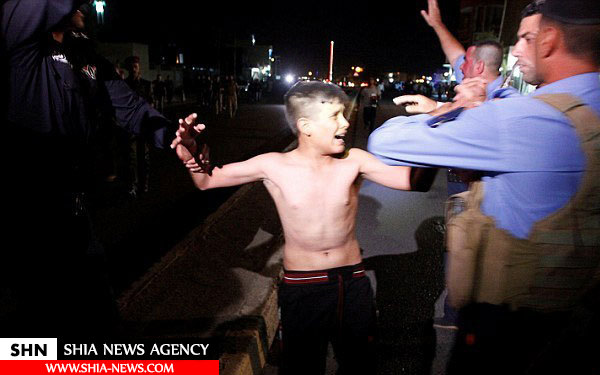 لحظه رعب آور جدا کردن کمربند انفجاری از نوجوان داعشی + تصاویر