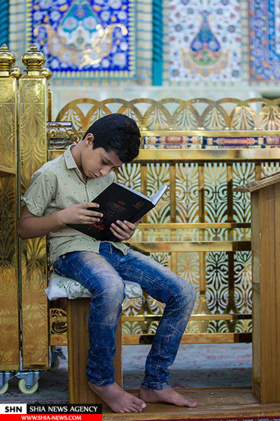 تصاویر جالب از حضور کودکان در حرم سیدالشهداء(ع)