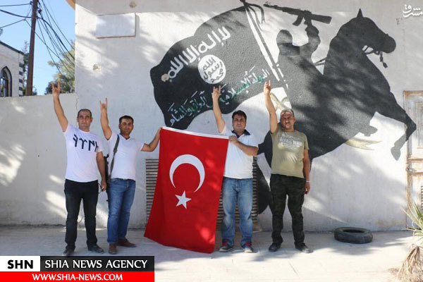حضور گرگهای خاکستری ترکیه در جرابلس سوریه!+ تصویر