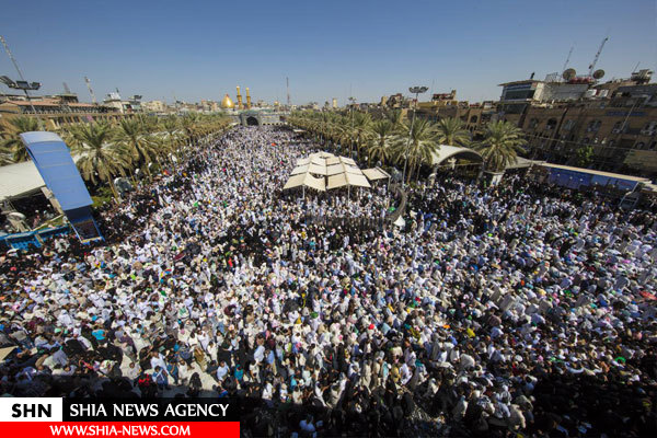 تصاویر حال و هوای کربلا در روز عرفه