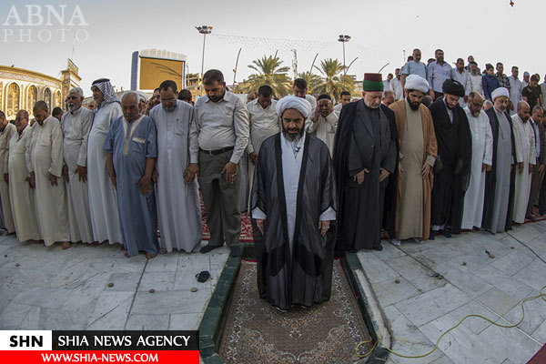 تصاویر نماز باشکوه عید قربان در بین الحرمین