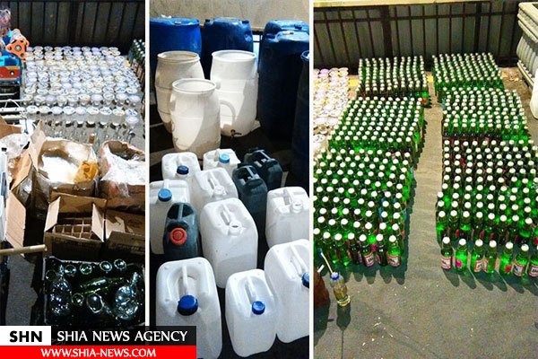 کشف ۶ هزار لیتر مشروبات الکلی توسط یگان امنیتی سپاه تهران+ تصاویر