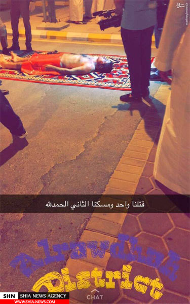 تصویر انتحاری ناکام داعش در قطیف شیعه نشین عربستان