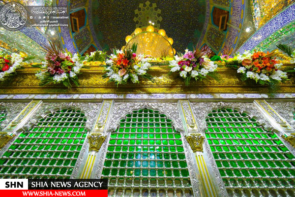 گل آرایی و گلاب شویی حرم مطهر امام علی(ع) به مناسبت عید غدیر خم