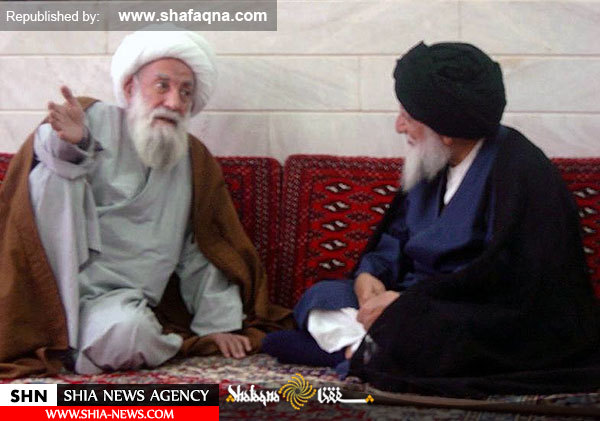 تصاویری از دیدار  آیت‌الله سید تقی طباطبائی قمی با آیات و مراجع عظام