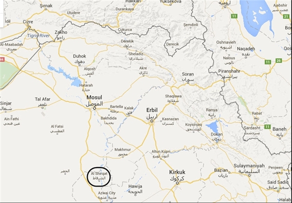 شهر شرقاط عراق در آستانه آزادسازی