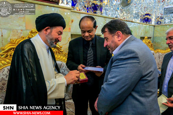 تشرف سفیر بنگلادش به حرم مطهر امام علی(ع)