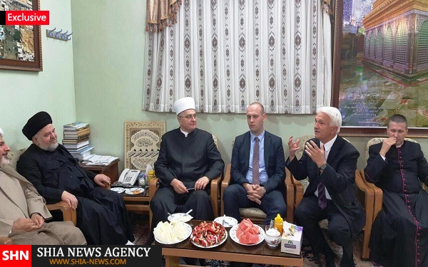 دیدار رهبران دینی کرواسی با نماینده آیت الله سیستانی