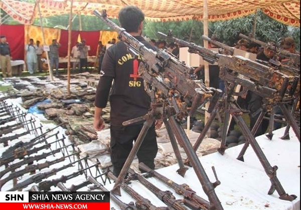 کشف انبار سلاح چند میلیارد دلاری از زیرزمین یک خانه‌ در کراچی+تصاویر