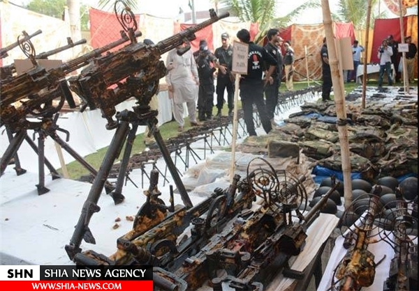 کشف انبار سلاح چند میلیارد دلاری از زیرزمین یک خانه‌ در کراچی+تصاویر