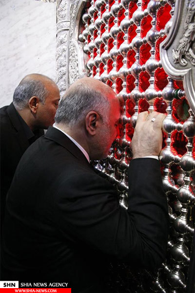 تصویر تشرف حیدرالعبادی به حرم مطهر امام حسین(ع) تصویر تشرف حیدرالعبادی به حرم مطهر امام حسین(ع)