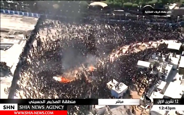 آتش زدن خیمه های حسینی در کربلای معلی/ گزارش تصویری