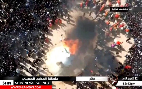 آتش زدن خیمه های حسینی در کربلای معلی/ گزارش تصویری