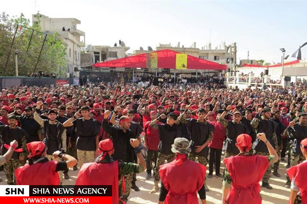 مراسم متفاوت عاشورا در شهرک‌های محاصره شده کفریا و الفوعه +تصاویر