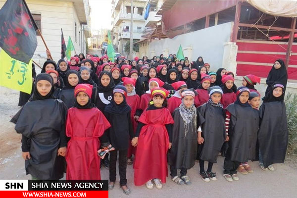 مراسم متفاوت عاشورا در شهرک‌های محاصره شده کفریا و الفوعه +تصاویر