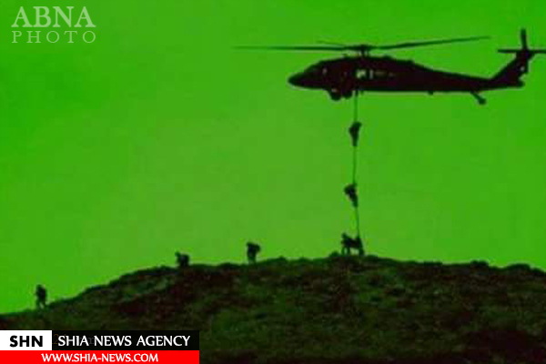 هلی‌برن نیروهای عراقی در موصل + تصویر