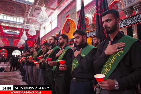 تصاویر مراسم عزاداری هفتمین روز شهادت امام حسین(ع) در کربلا
